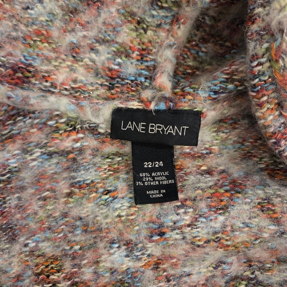 Lane Bryant Multicolor Wool Knit Cardigan - Picture 2 of 4